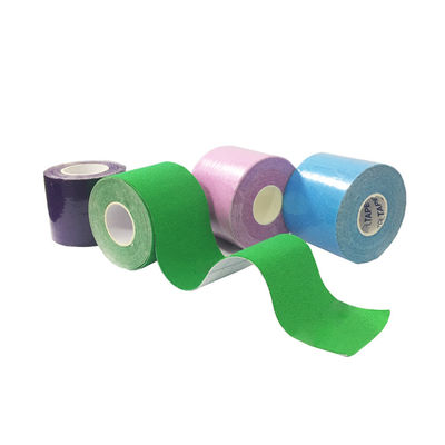 Athletic Medical Tape Bandage Hypoallergenic Pre Cut Muscle Kinesiology Tape Elastic Cotton