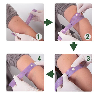 Wholesales Disposable Tourniquet  First Aid Elastic Button Tourniquet Medical TPE tourniquet