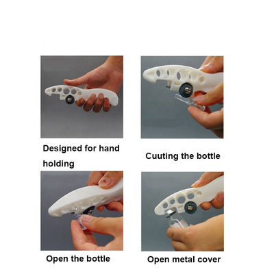 Medical bottle opener for bottle cutter before injection filling nursing tools