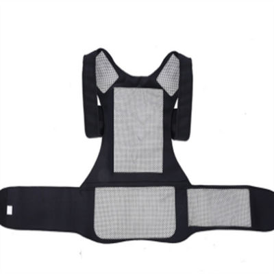 Wholesale Adjustable Support Stretcher Waist Vest Posture Corrector Belts Injury Back Brace With Heating Pad