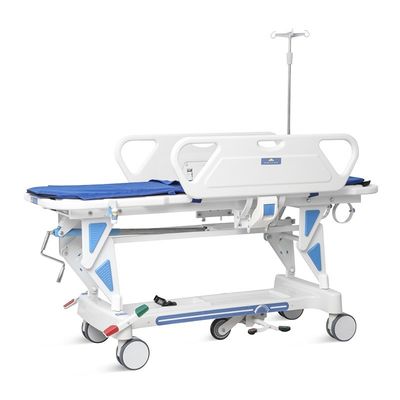 Popular Design Medical Patient Transport Emergency Transfer Vehicle Moveable Stretcher Rolls Stretcher Trolley Bed