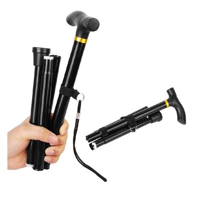 Factory Wholesale Telescopic Cane Begrit Sticks Multifunction Folding Walking Aid Cane