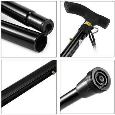 Factory Wholesale Telescopic Cane Begrit Sticks Multifunction Folding Walking Aid Cane