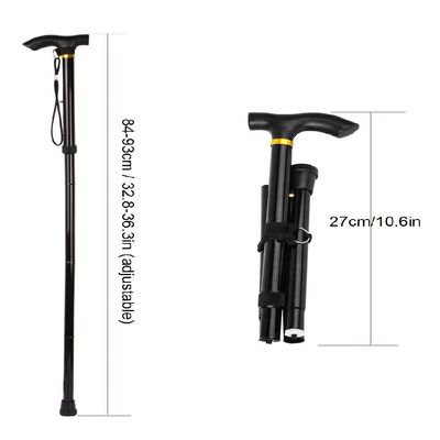 Factory Wholesale Telescopic Cane Begrit Sticks Multifunction Folding Walking Aid Cane