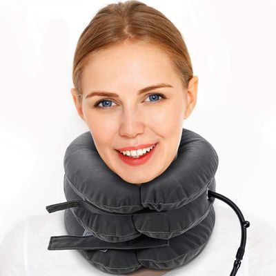 Best selling neck support brace collar stretcher hammock portable tattoo shirt cervical traction device home