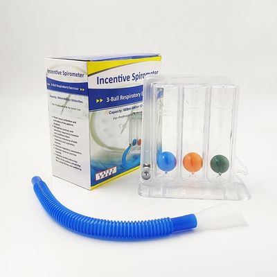 Breathing exercise equipment lung breathing trainer mouth breathing trainer vital capacity training three ball instrument