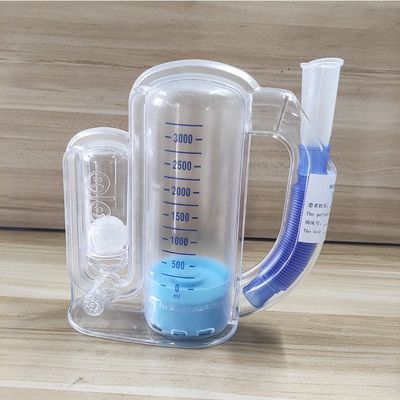 Breath  Measurement System Breathing Lung Exerciser With Handle 5000 Volumetric Exerciser