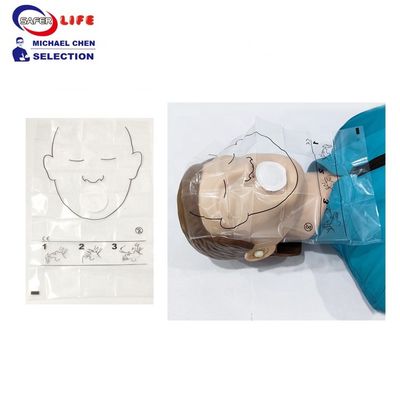 China manufacturer Dispenser Disposable CPR manikin training face shield mask
