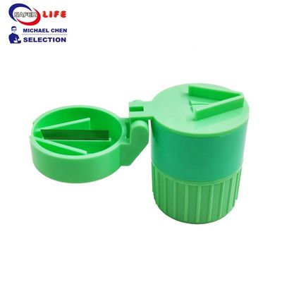 Hot sale portable pill case with medical pill crusher plus pill cutter function