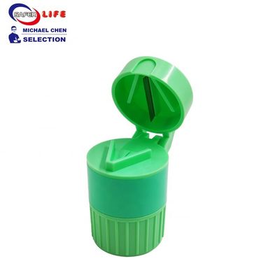 Hot sale portable pill case with medical pill crusher plus pill cutter function