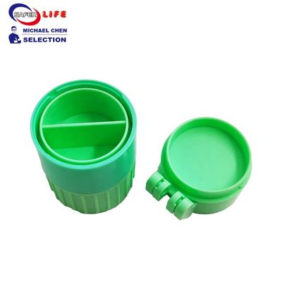 Hot sale portable pill case with medical pill crusher plus pill cutter function