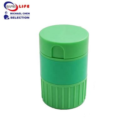 Hot sale portable pill case with medical pill crusher plus pill cutter function