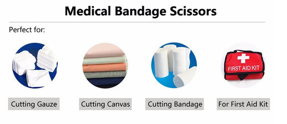 High quality stainless steel bandage scissor  hospital first aid kits IFAK trauma shears