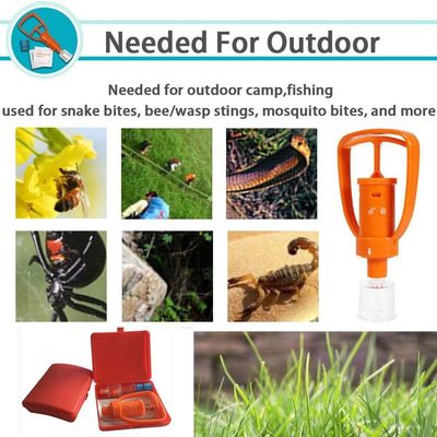Venom Extractor for insect snake bite Bee sting poison extractor Pump outdoor first aid kit