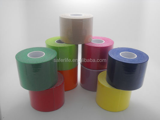 Shine tape with strong adhesive Synthetic kinesiology tape 5cm *5m whole sell stock available