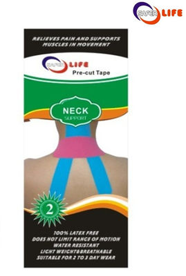 Multicolor popular precut strips elastic therapy sports match cure muscle tape with foil pouch kinesiology tape