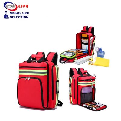 Outdoor SOS emergency first aid bag survival backpack trauma kit