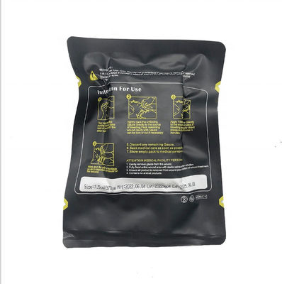 Kaolin hemostatic bandage Z-fold combat tactical hemostatic agent gauze  emergency kaolin gauze 7.5cm*3.7M IFAK supplies
