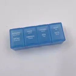 High Quality  Pill Box 4 Compartment Mini Pill Box Case