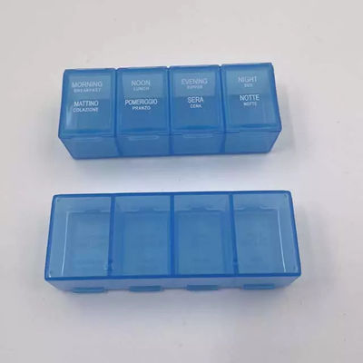 High Quality  Pill Box 4 Compartment Mini Pill Box Case