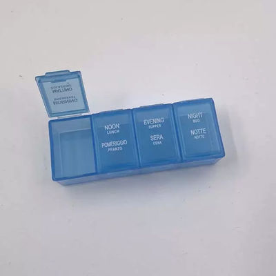 High Quality  Pill Box 4 Compartment Mini Pill Box Case