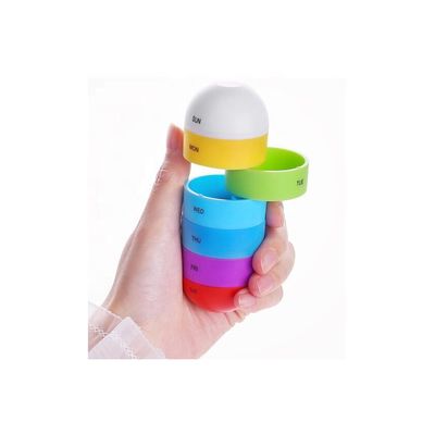 CE Approved Medical 7 Case Pill Case Pill Organizer Travel Tablet Container Pill Dispenser Box