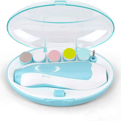 Hot selling  Electric Nail Trimmer Nail File Toes Fingernails Care with LED Light for Newborn baby Kids and Adult