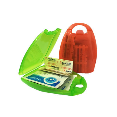 Children'S Travel First Aid Kit For Baby Toddlers Plastic Pill Case Adhesive Bandage Box 12.9cm