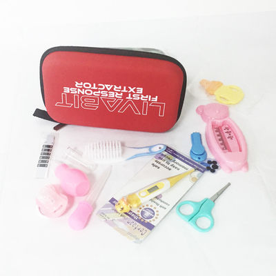 Wholesale Portable EVA Baby Care Kit For Newbron Nail Trimmer Hair Brush Thermometer  Kit Baby Care Set