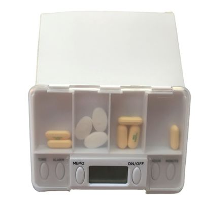 Medication Electronic Pill Box Dispenser With Timer Alarm Digital Smart Organizer Bottle