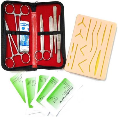 Suture Practice  Pad Medical Nursing School  Training Suture Pad Skin Buffing  Model Silicone Pad Suture set