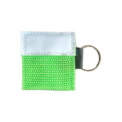 Training First Aid CPR Face Shield Key chain bag pouch different color customize logo CPR face shield kit Promotional Gift