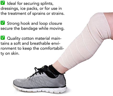 Present first aid  high elastic  trauma bandage  Elastic Bandage, 6 Inch x 13-15 feet Stretched