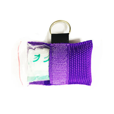 CPR Face Shield Key Chain Pouch Mouth To Mouth Rescue