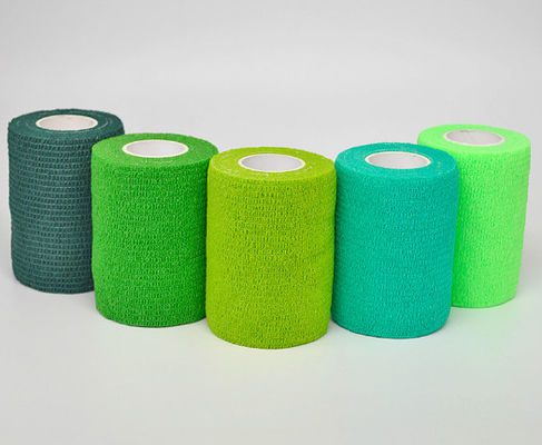 No -woven cohesive bandage use for different parts of body and animal  elastic bandage   for  sport tape