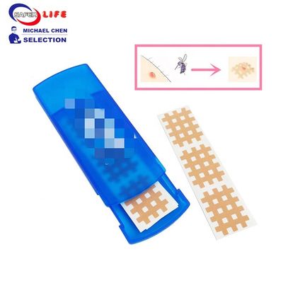 wholesale mosquito bite patch cross acupuncture grid tape pain releave
