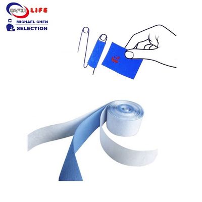 Quick use hot Foam soft foam dressing blue PU tape adhesive blue 1 person use
