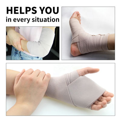 Soft Elastic Bandage Wrap High Elastic Bandage Durable Compression Crepe Bandage