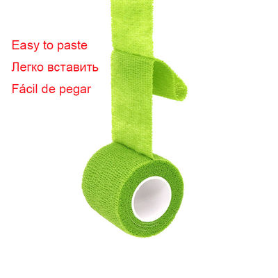 Colorful Sport Athletic Elastic Bandage Self Adhesive Wrap Tape Ankle Knee Arthrosis Cheap child pet cohesive bandage tape