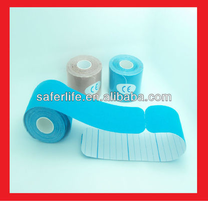5*25cm Pre cut kinesiology tape waterproof sport adhesive plaster athlete precut tape for skin