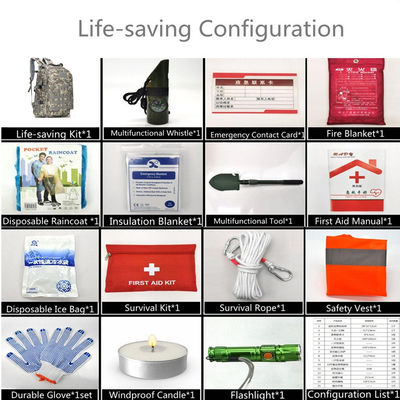 Hot Selling Medical Rescue Emergency First Kit Aid Emerg Fire full set Bags Big Survival Gear Outdoor