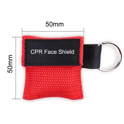 Medical Training Mouth To Mouth CPR Face Shield Mask With Key Chain