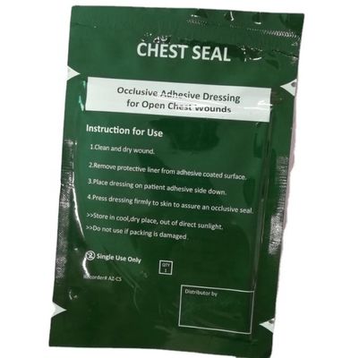 Army Ifak Chest Seal Bandages Occlusive Dressing Emergency First Aid Wound Sticker