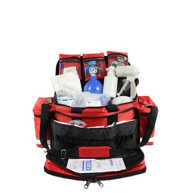 Large ambulance medical  nylon first aid empty bags doctor outside visit shoulder bag medical pack