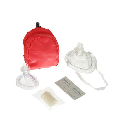 Factory wholesale one way valve for pocket or key chain shield disposable breathing keychains cpr face mask