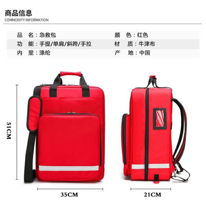 Emergency First Aid Grab Bag Medical Responder Kit Rescue Survival Backpack