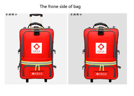 Red Team Emergency Rescue Kit With Trolley Wide Strap And Several Bag