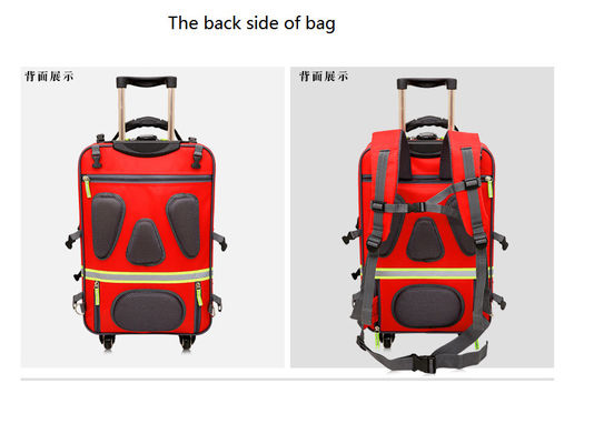 Red Team Emergency Rescue Kit With Trolley Wide Strap And Several Bag