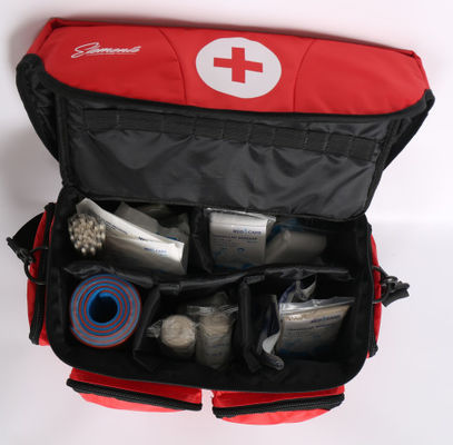 Trauma Bag Tactical Military Military First Aid Kit Bag 420D Nylon EMS Ambulance Big 43cm