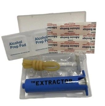 Suction Bee Sting Venom Extractor Pump Kit Emergency Snake Bite Kit 152mm